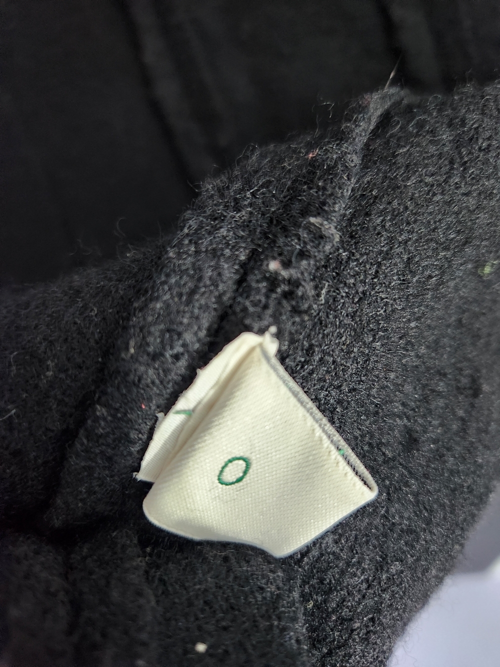Obey Black Pea Coat with Notched Collar - Picture 6 of 6